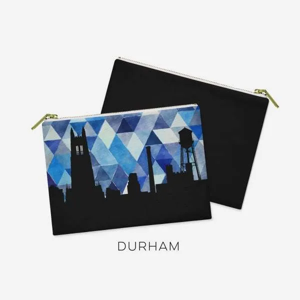 Durham, North Carolina geometric skyline