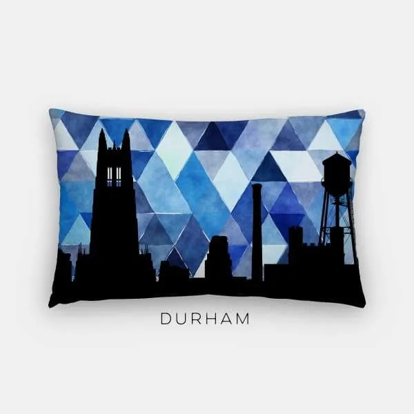 Durham, North Carolina geometric skyline