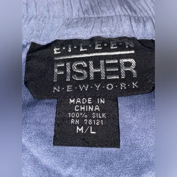 Eileen Fisher Silk Skirt Scandi Chic Quiet Luxury Closet Essential Women M/L