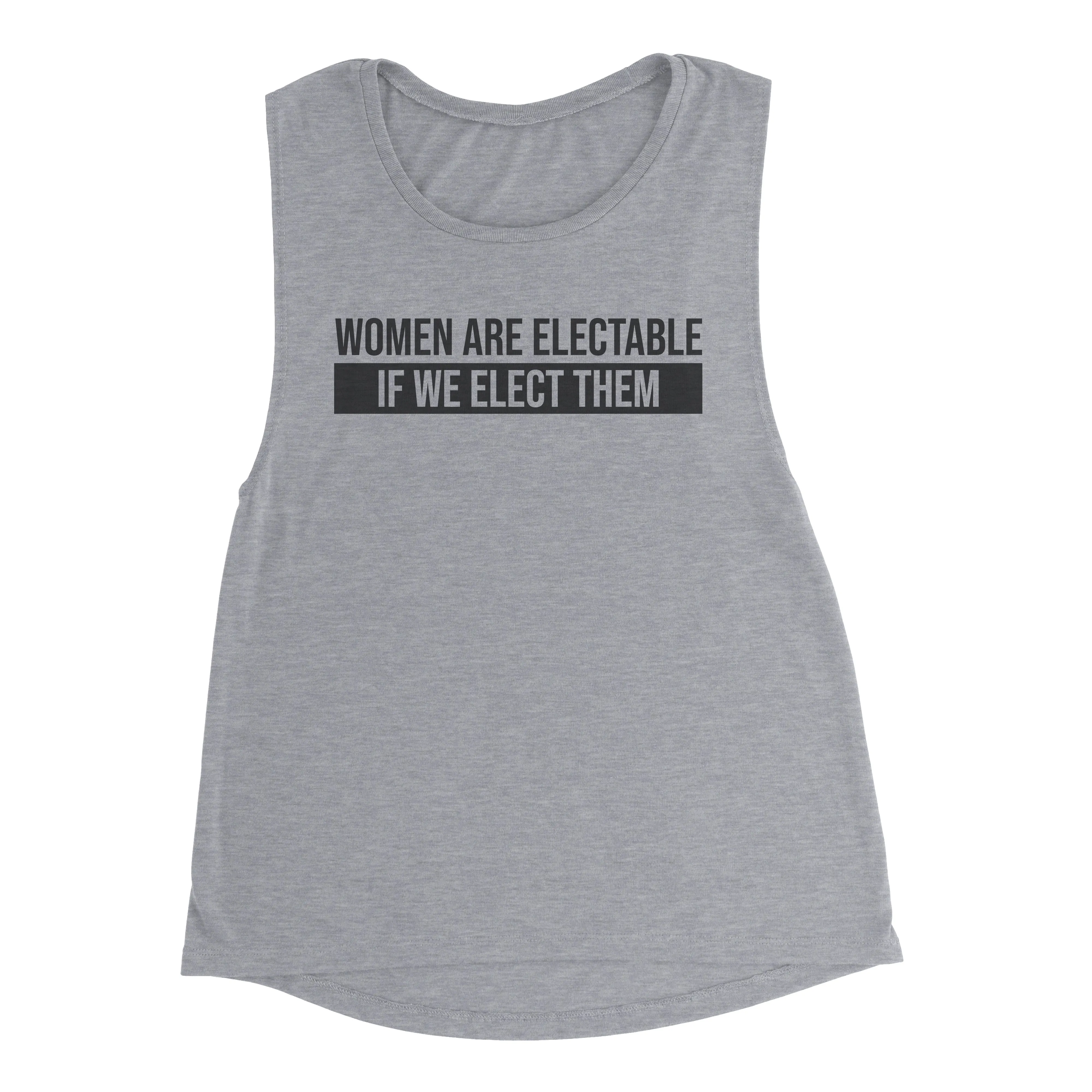 ELECTABLE Women's Flowy Muscle