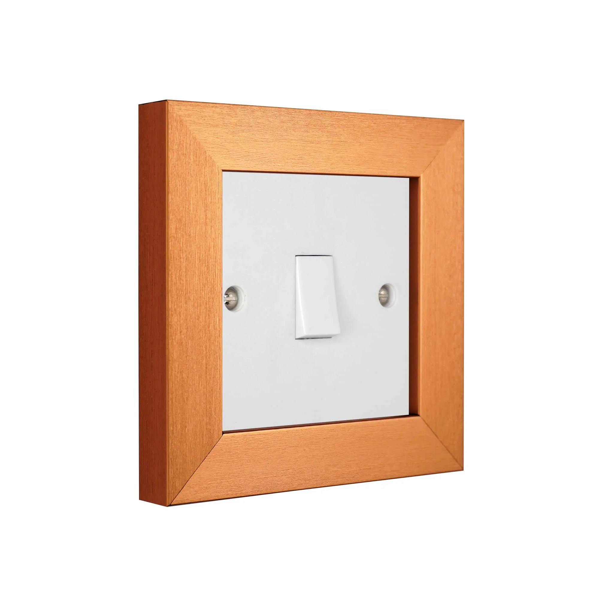 ElekTek Decorative Switch Surround Frame Cover Finger Plate Modena Metallics