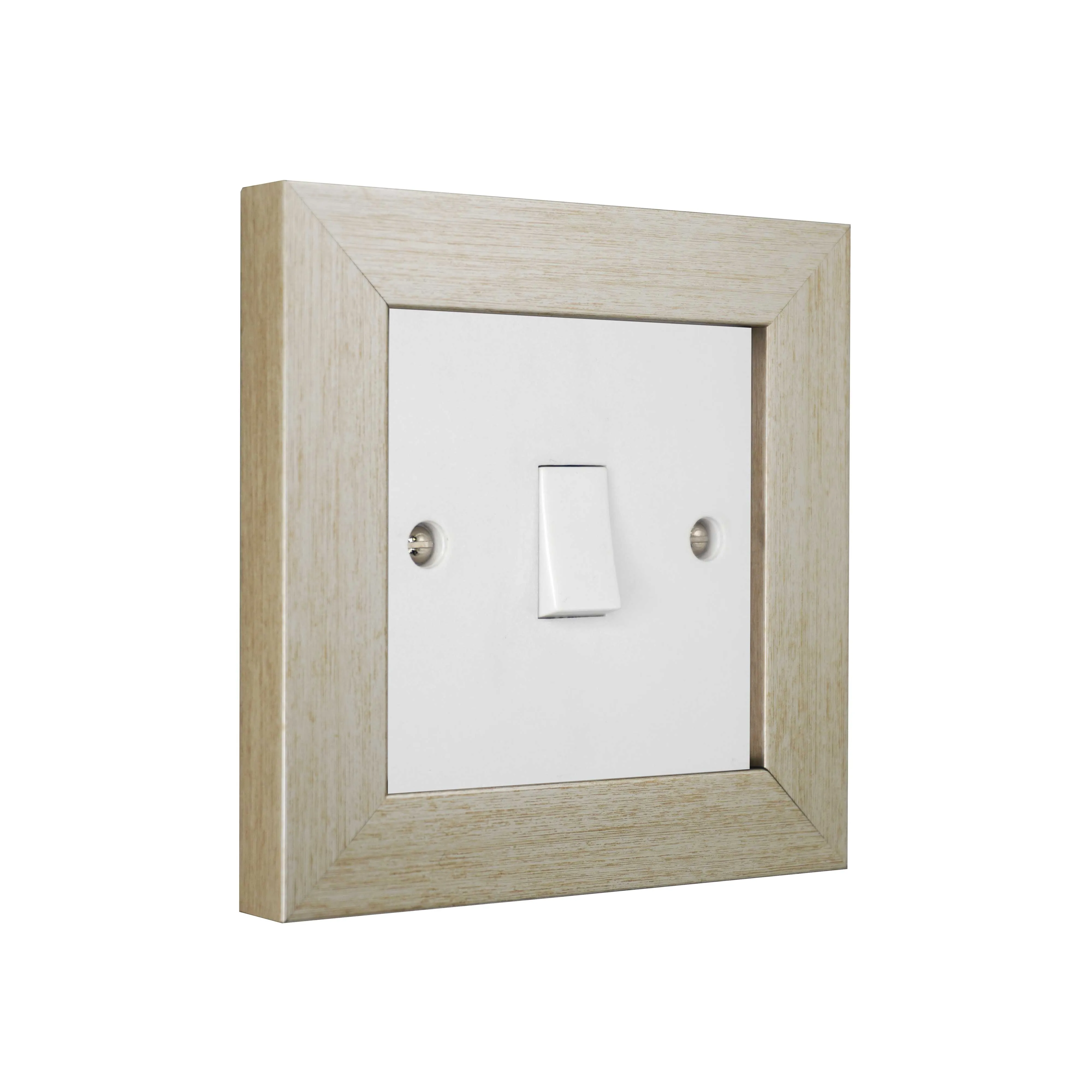 ElekTek Decorative Switch Surround Frame Cover Finger Plate Modena Metallics