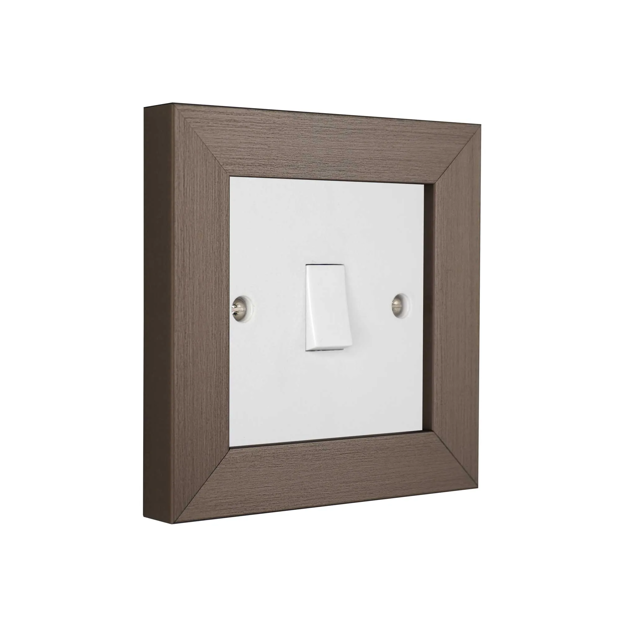 ElekTek Decorative Switch Surround Frame Cover Finger Plate Modena Metallics
