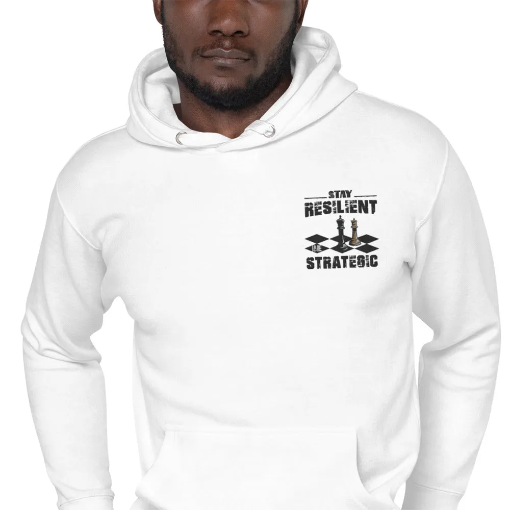 Embroidery Resilient Black Board Unisex Hoodie
