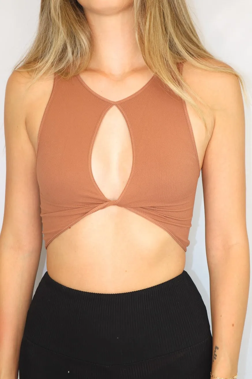 Emily Tank Cognac