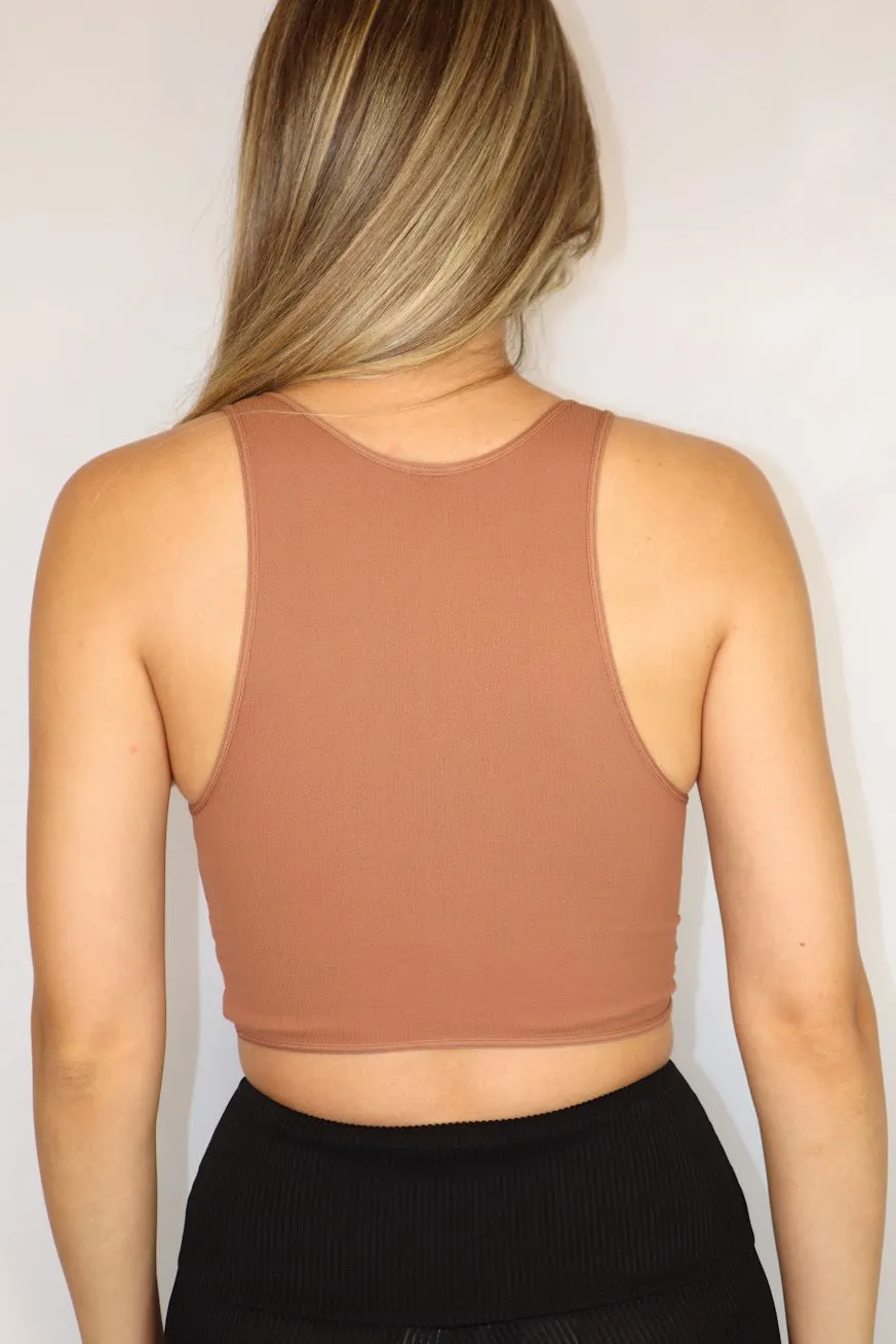 Emily Tank Cognac