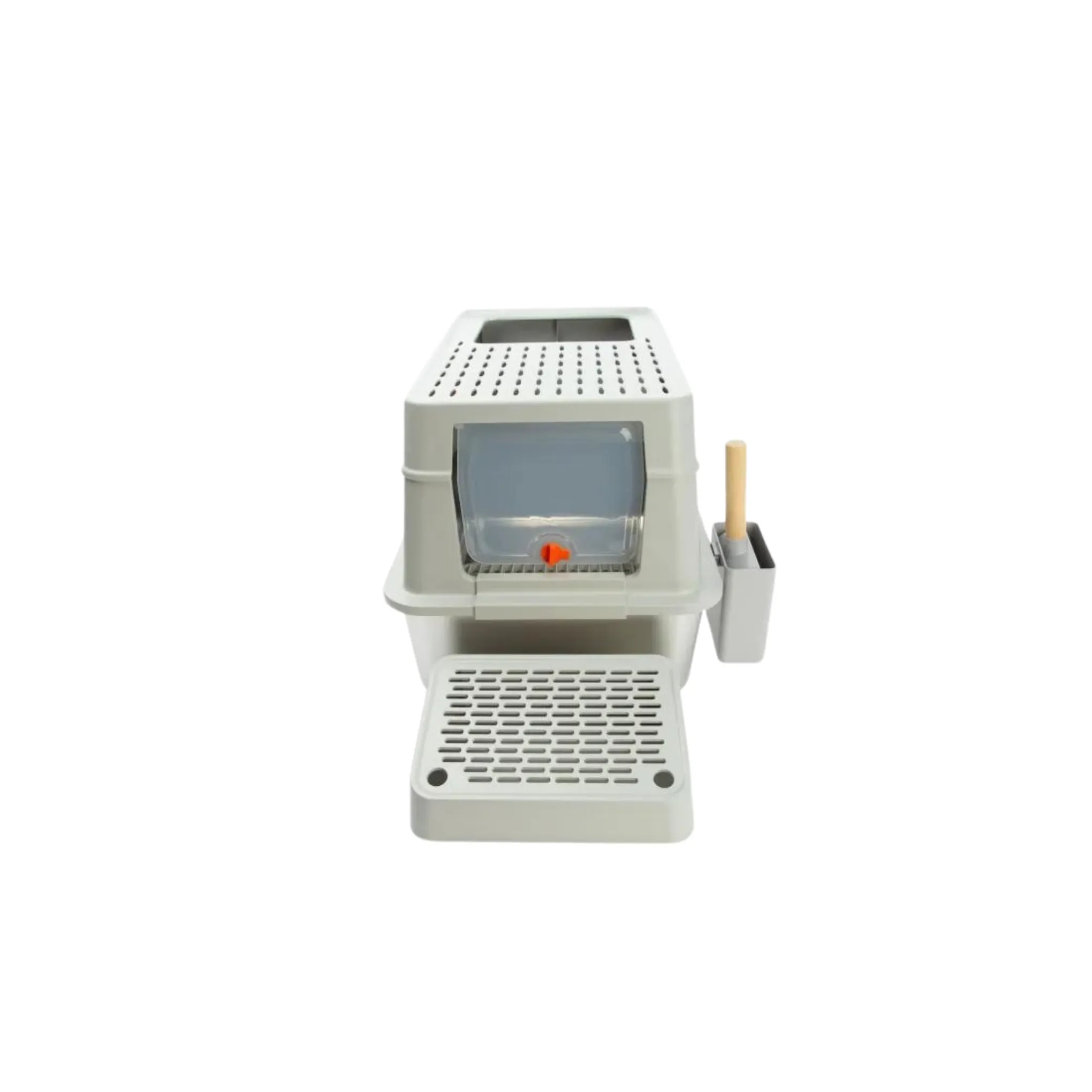 Enclosed Stainless Steel Cat Litter Box