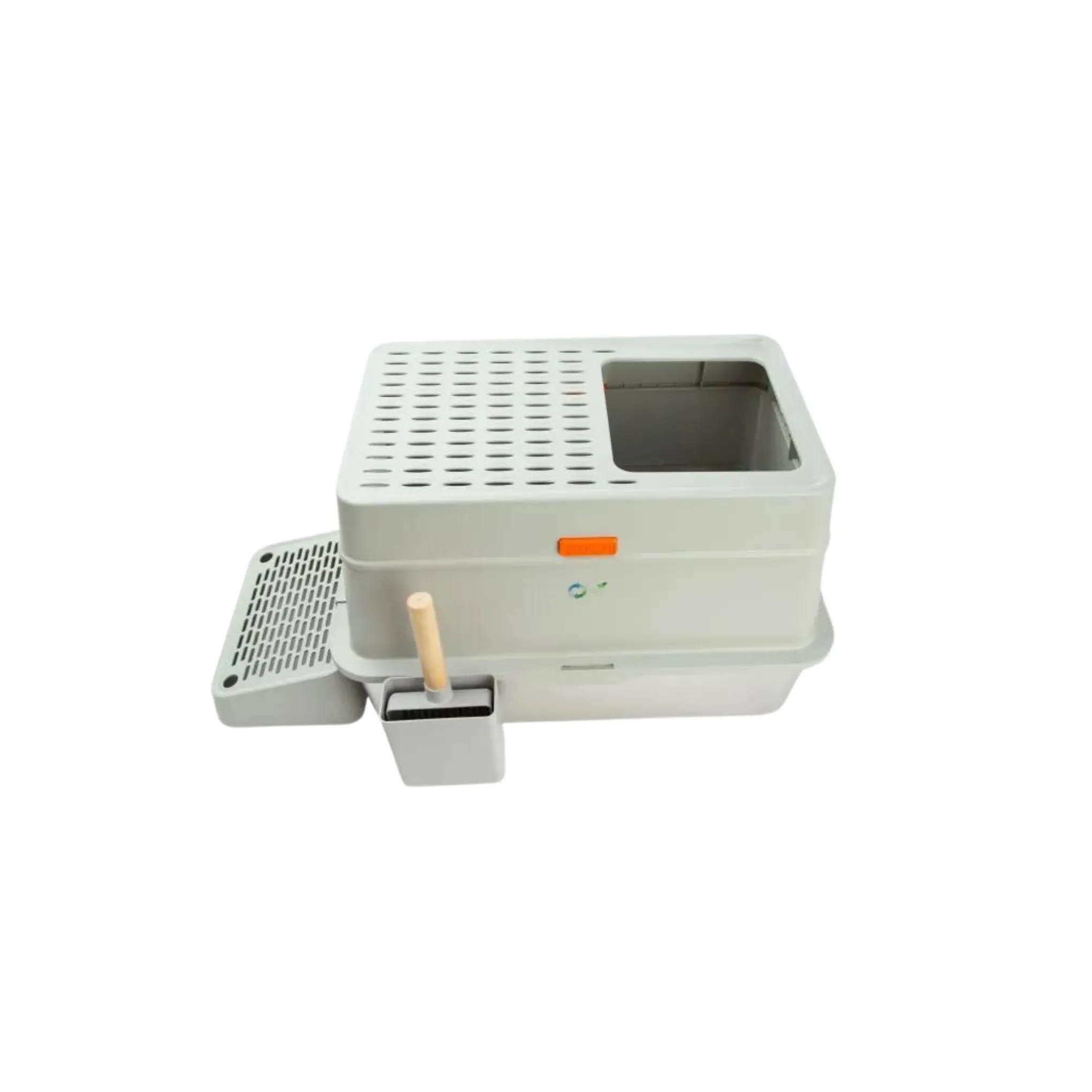 Enclosed Stainless Steel Cat Litter Box
