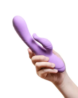 Evelyn Beginner G-Spot Rabbit Vibrator - Purple