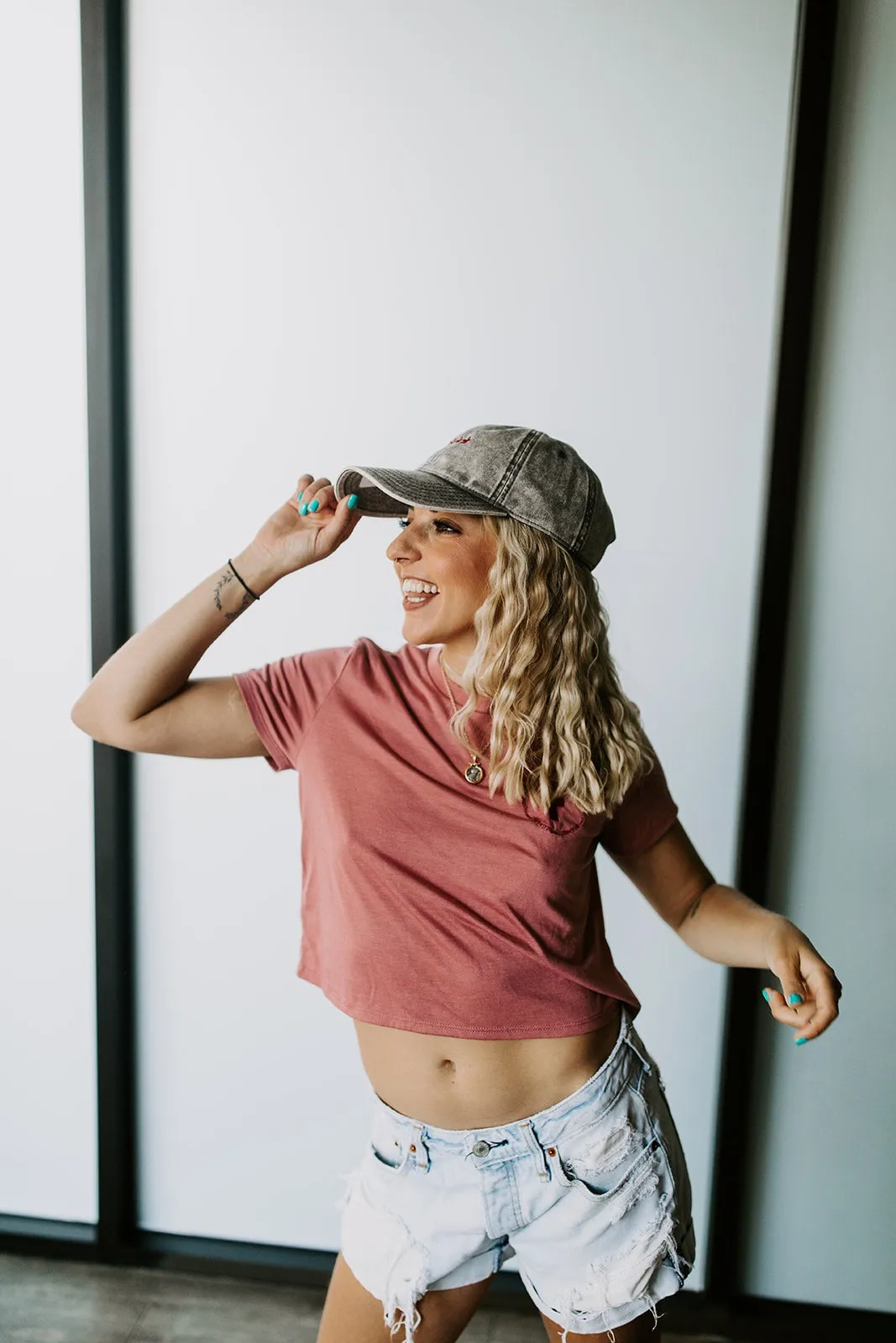 F Logo Crop Tee
