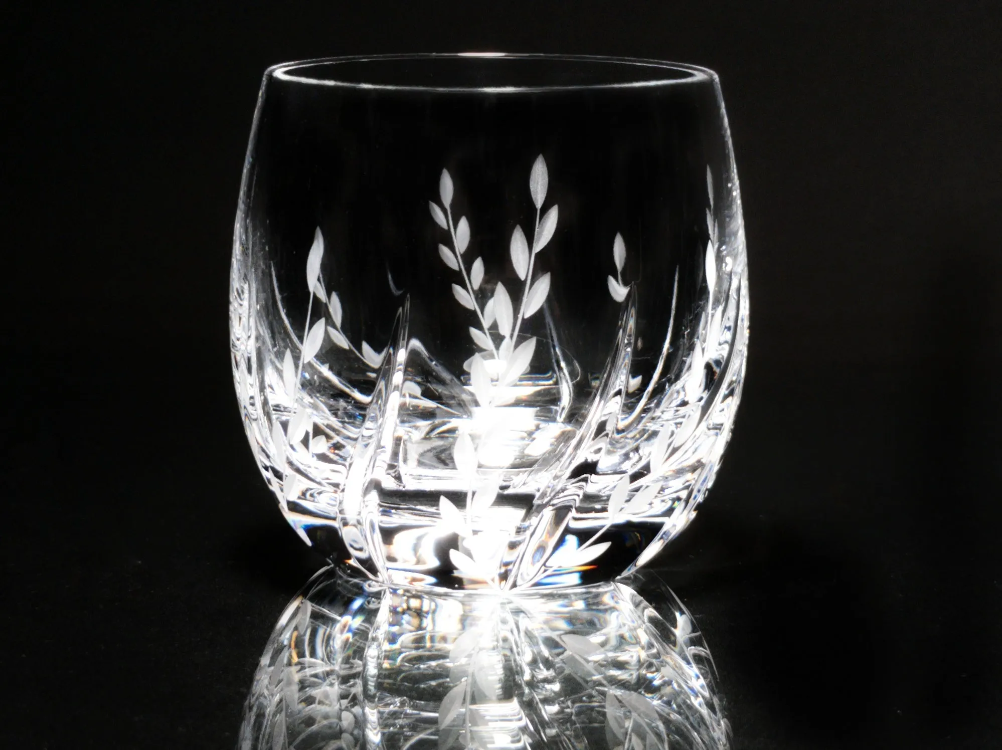 Faberge Clear Crystal Old Fashioned Glasses