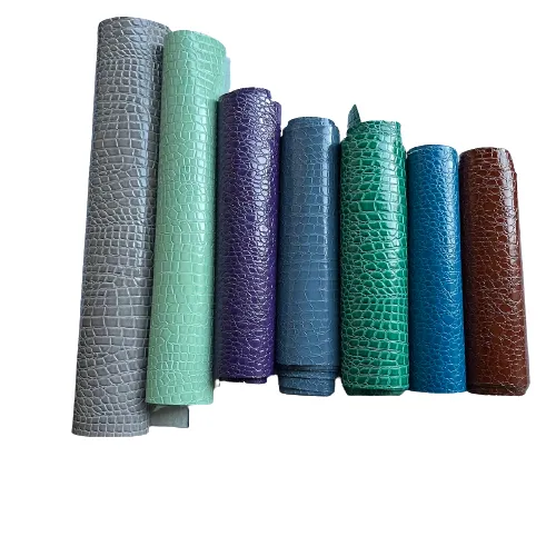 Faux Crocodile Vinyl Fabric