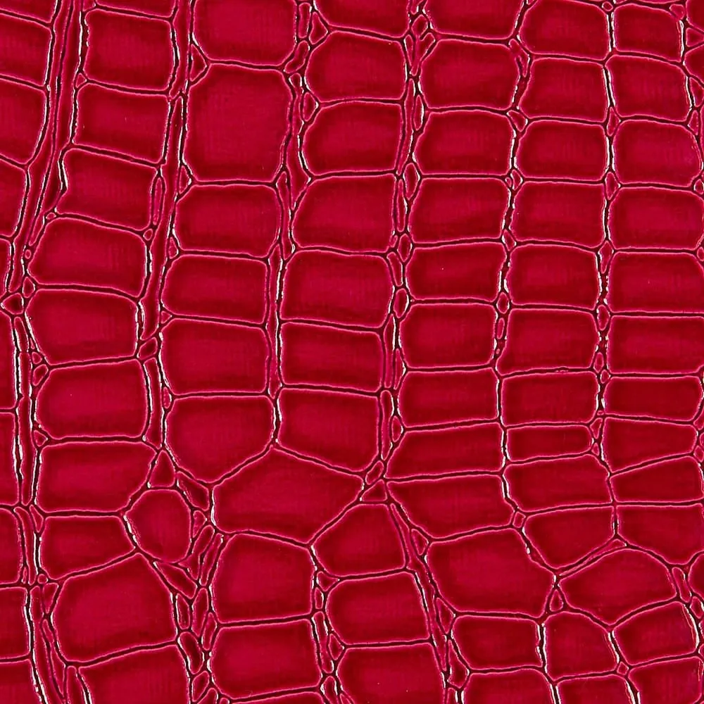 Faux Crocodile Vinyl Fabric