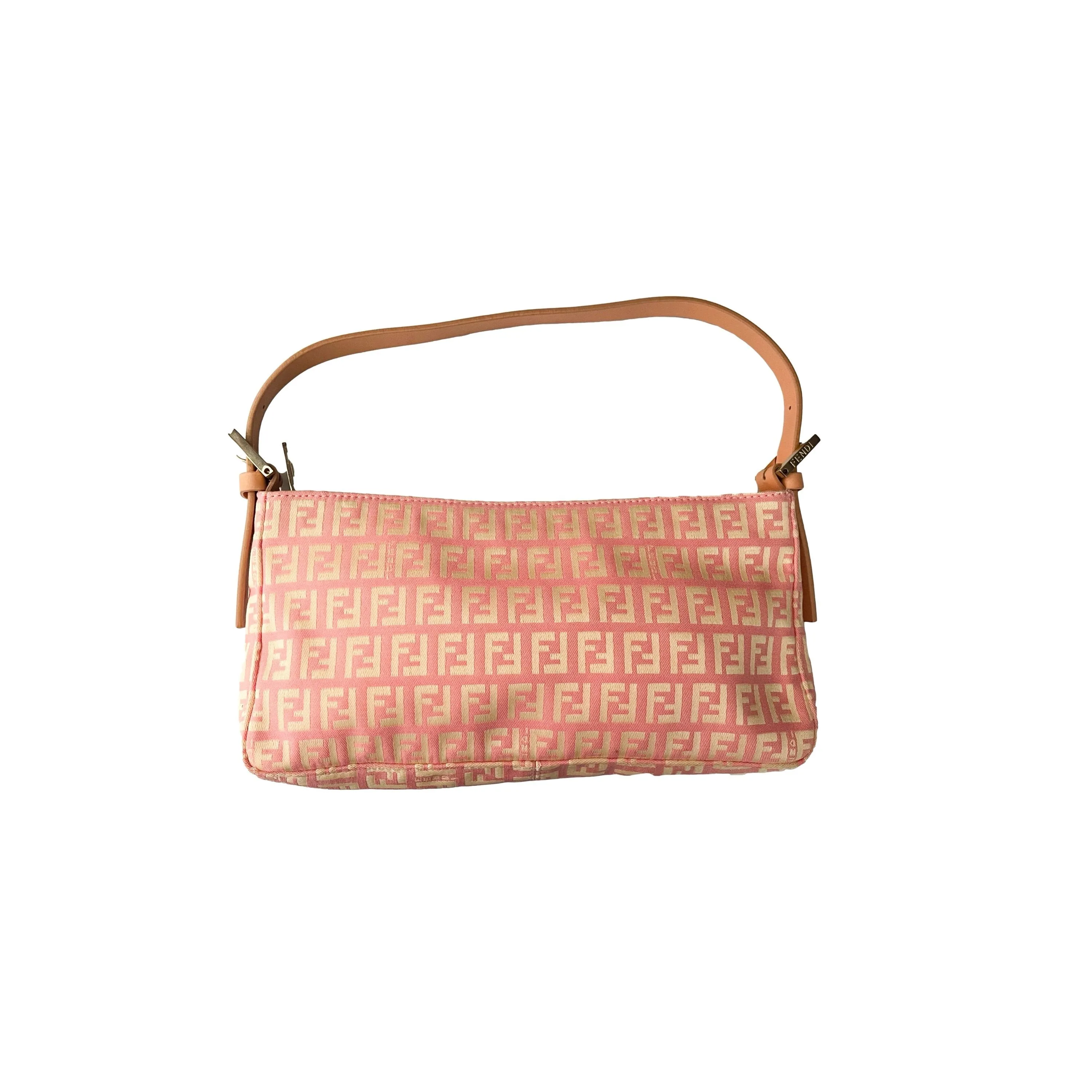 Fendi Baby Pink Monogram Shoulder Bag