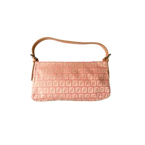 Fendi Baby Pink Monogram Shoulder Bag