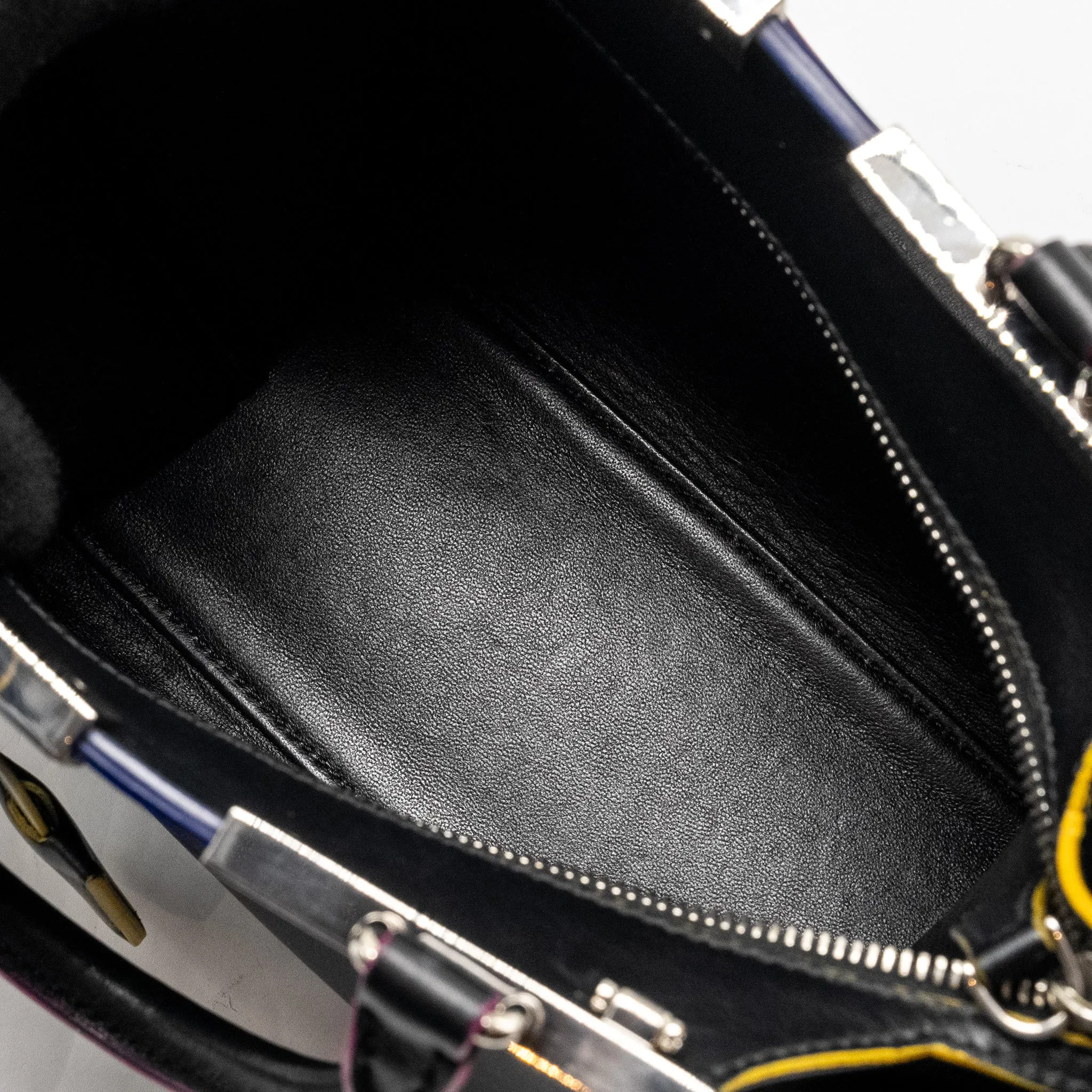 Fendi Mini 3jours Tote Bag Calfskin Black SHW