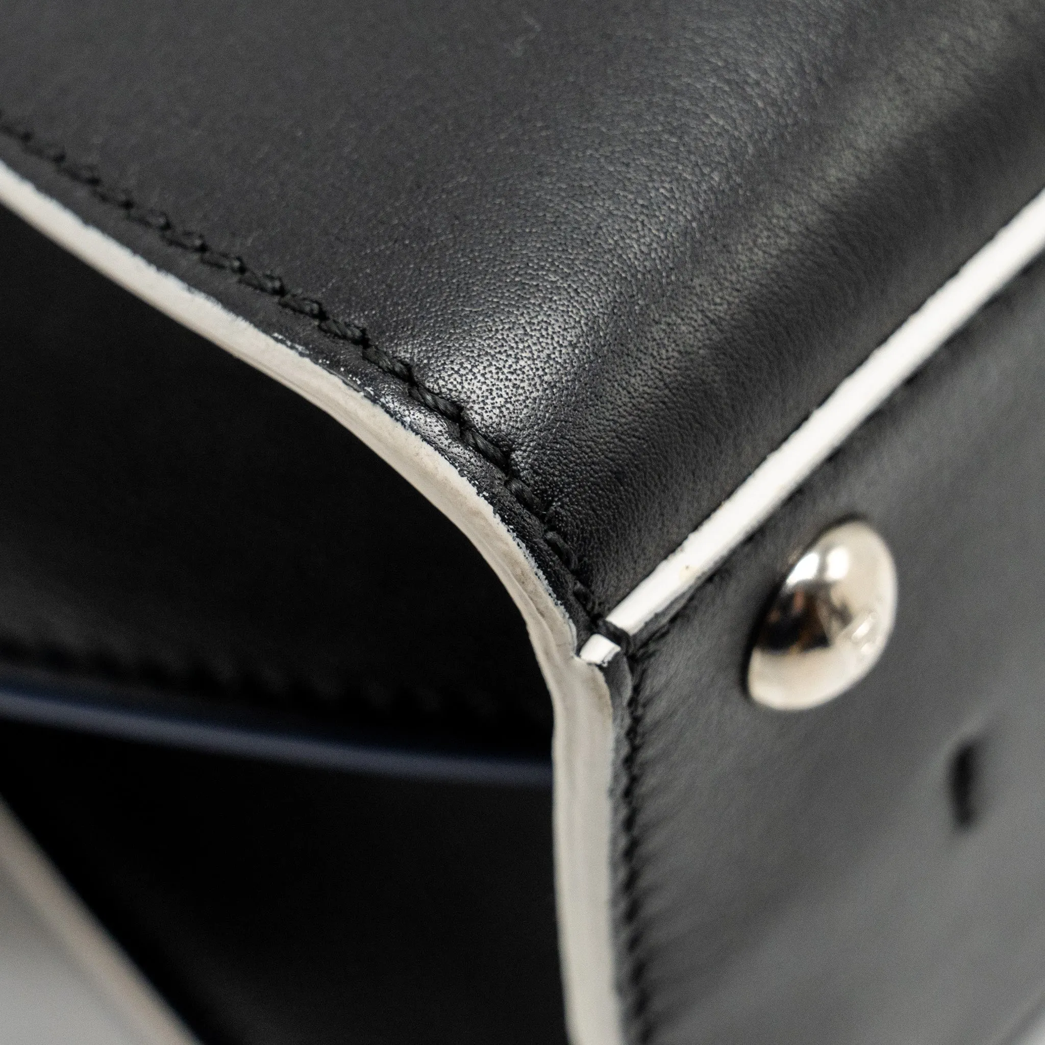 Fendi Mini 3jours Tote Bag Calfskin Black SHW