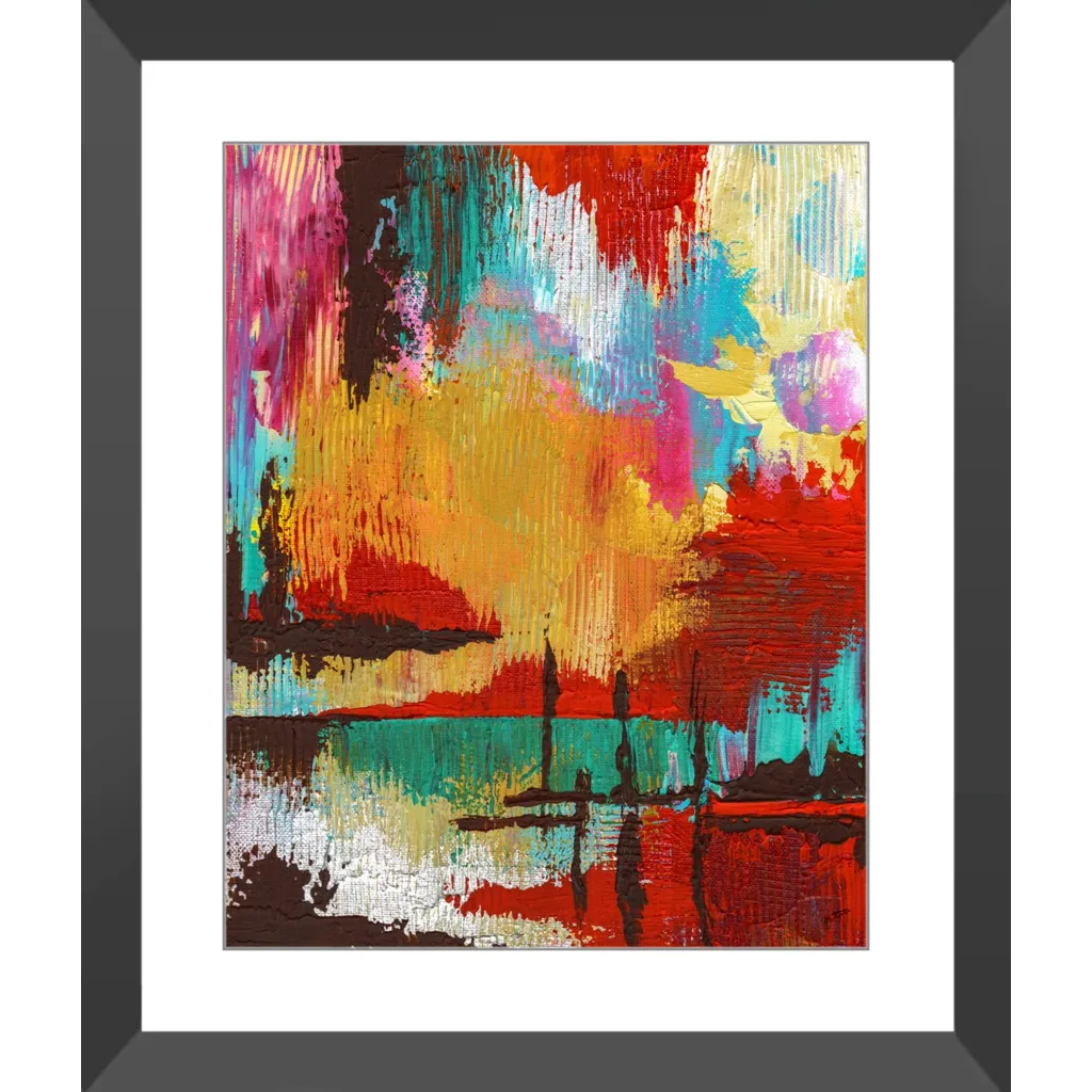Fire in the Sky Framed Art Print