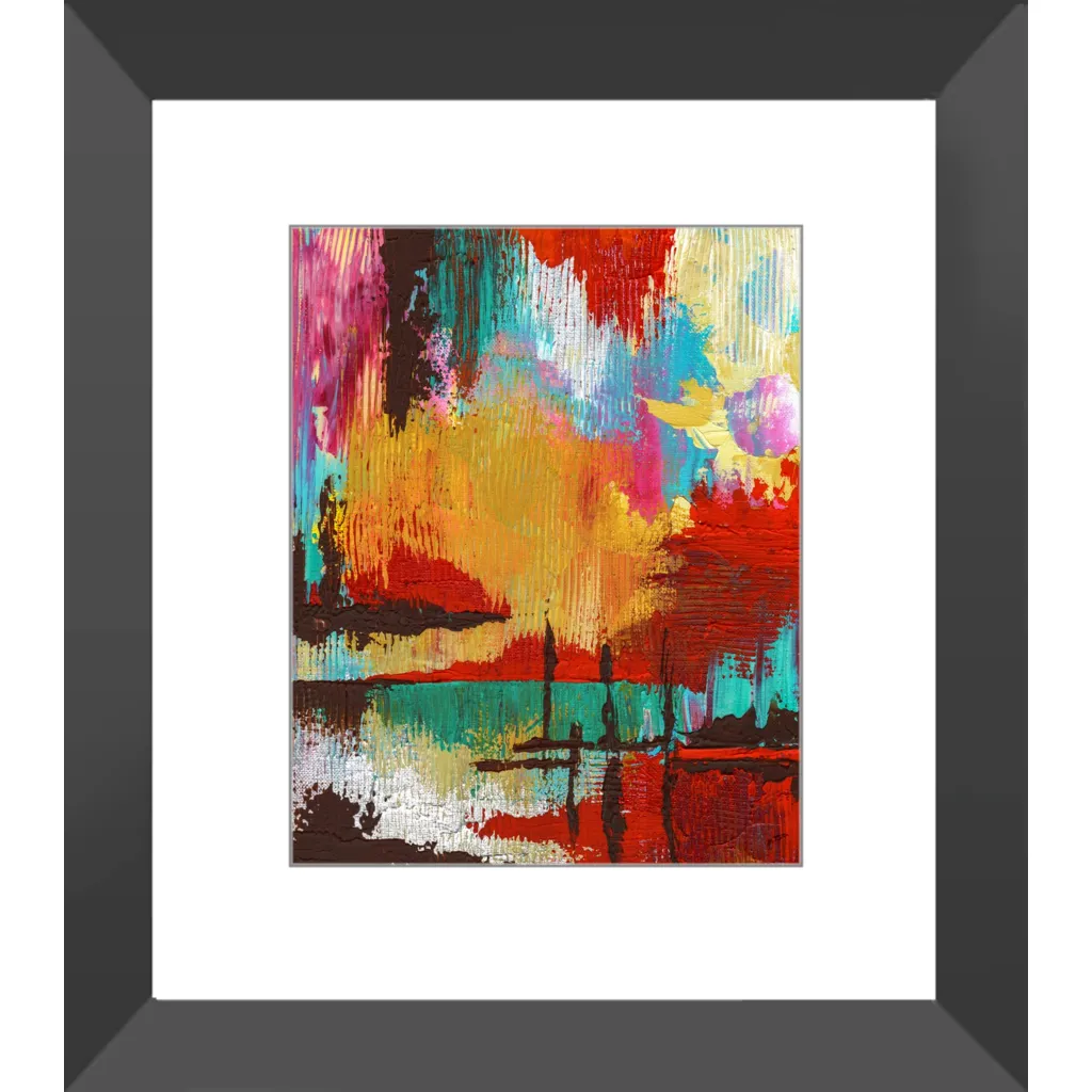 Fire in the Sky Framed Art Print