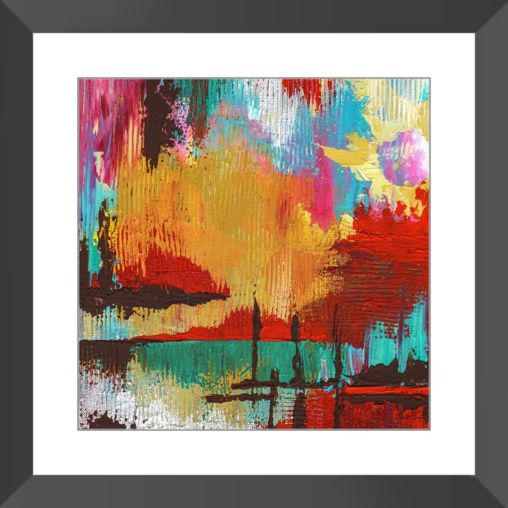 Fire in the Sky Framed Art Print