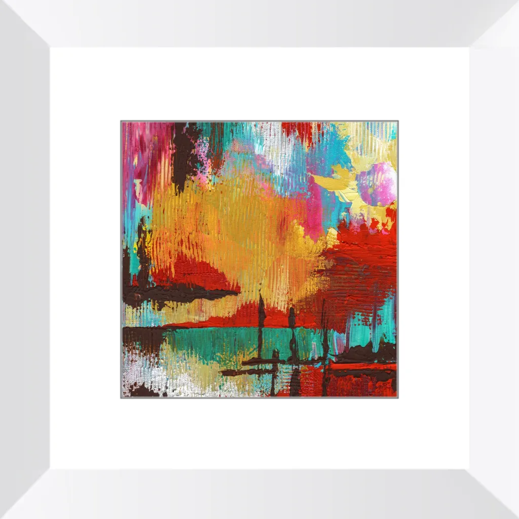 Fire in the Sky Framed Art Print