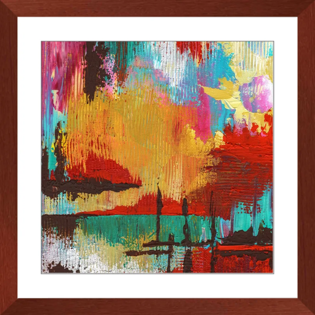 Fire in the Sky Framed Art Print