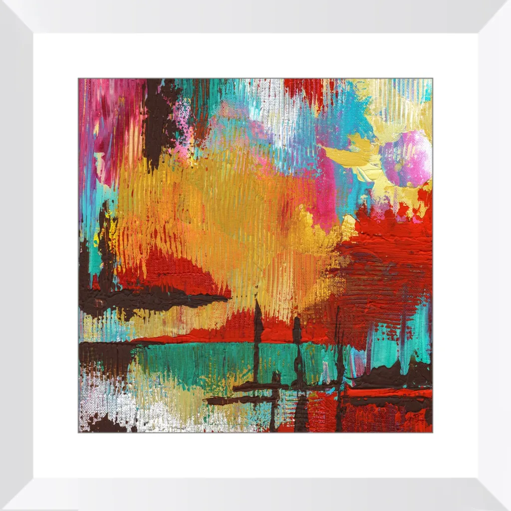 Fire in the Sky Framed Art Print