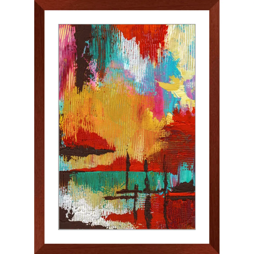 Fire in the Sky Framed Art Print