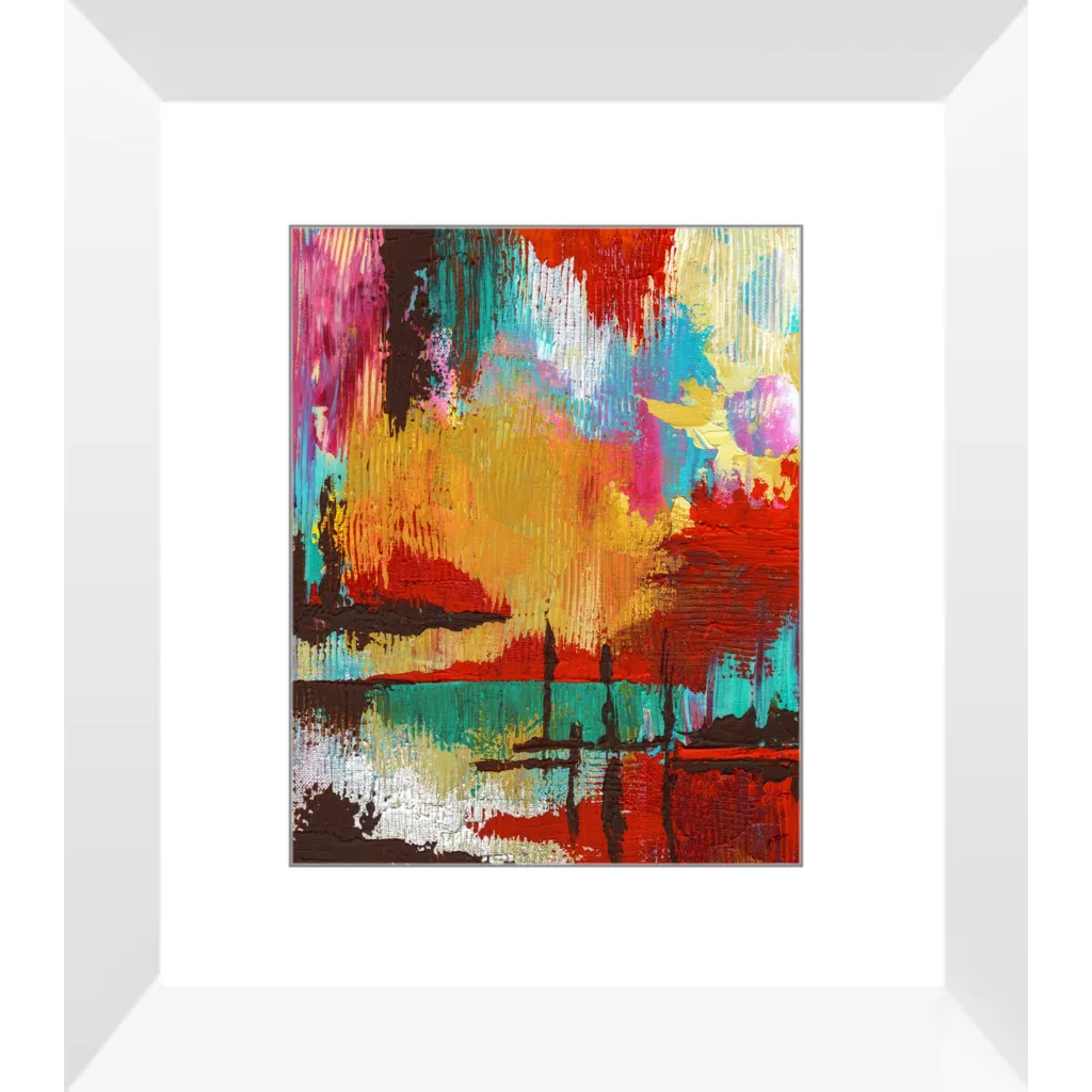 Fire in the Sky Framed Art Print