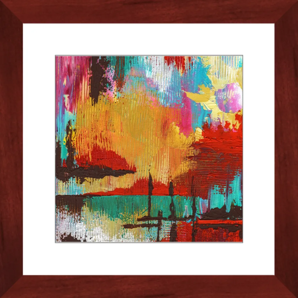 Fire in the Sky Framed Art Print