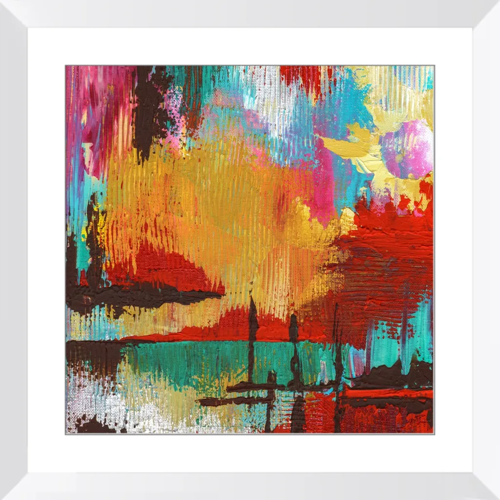 Fire in the Sky Framed Art Print