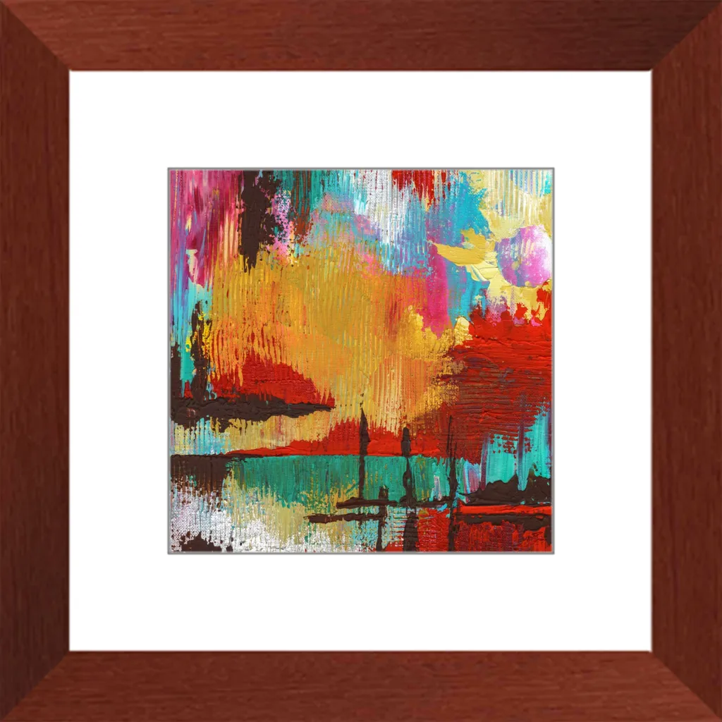Fire in the Sky Framed Art Print