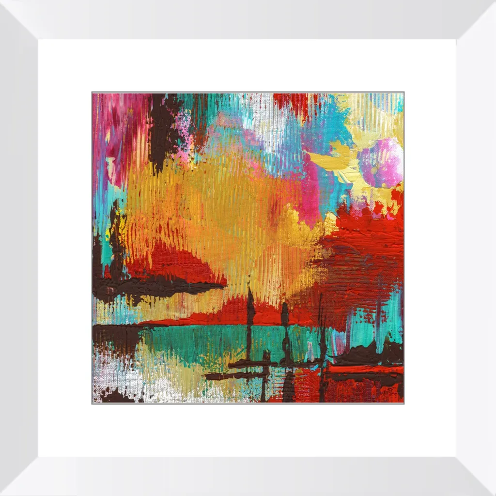 Fire in the Sky Framed Art Print