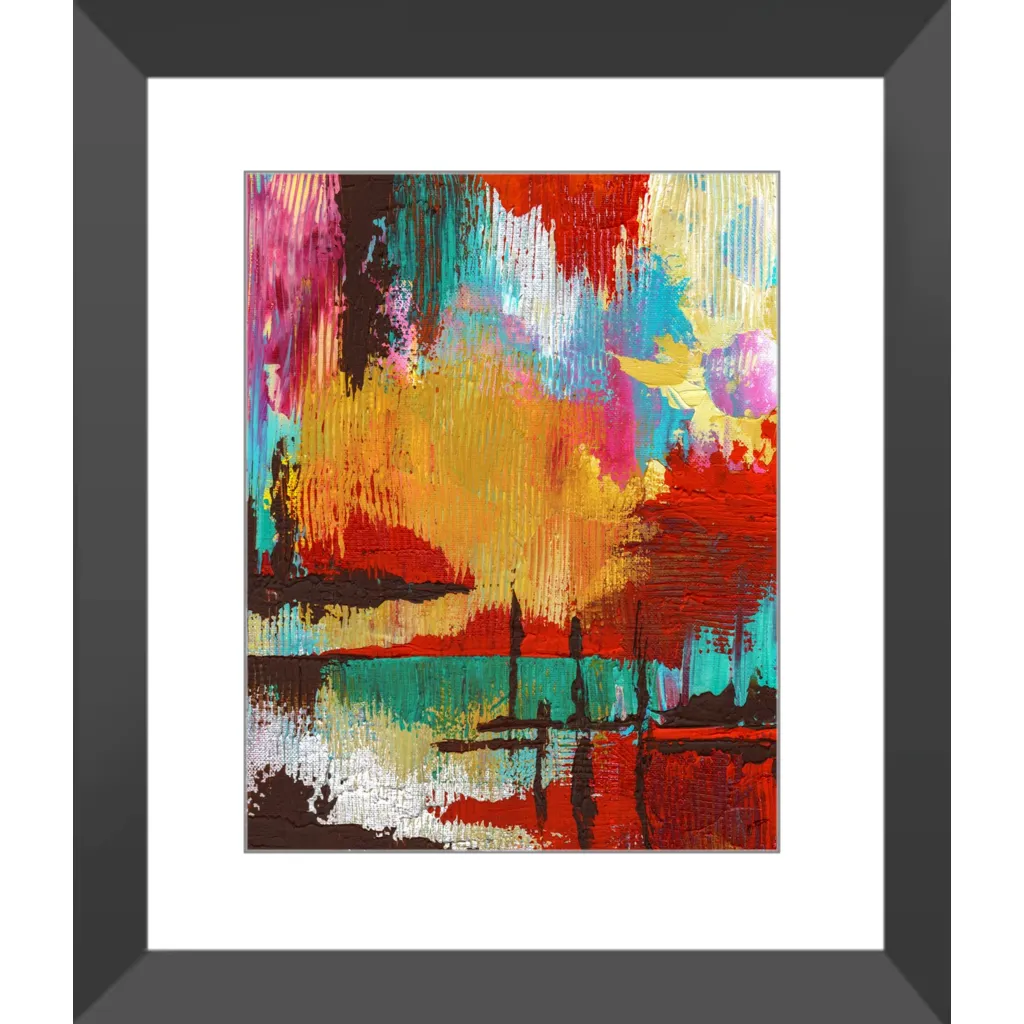 Fire in the Sky Framed Art Print