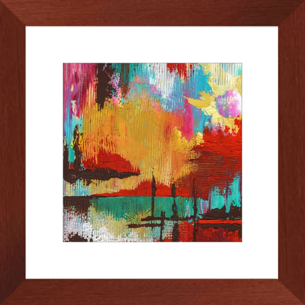 Fire in the Sky Framed Art Print