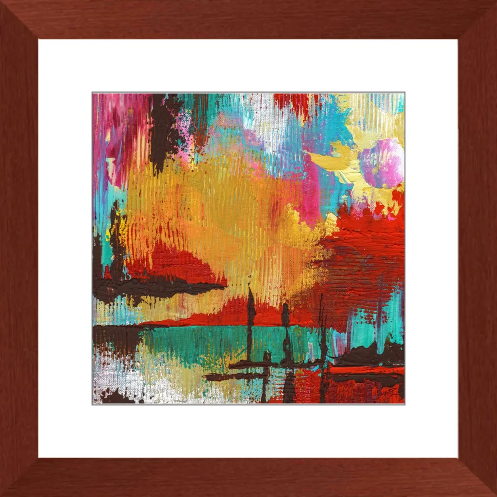 Fire in the Sky Framed Art Print