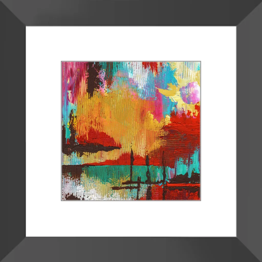 Fire in the Sky Framed Art Print