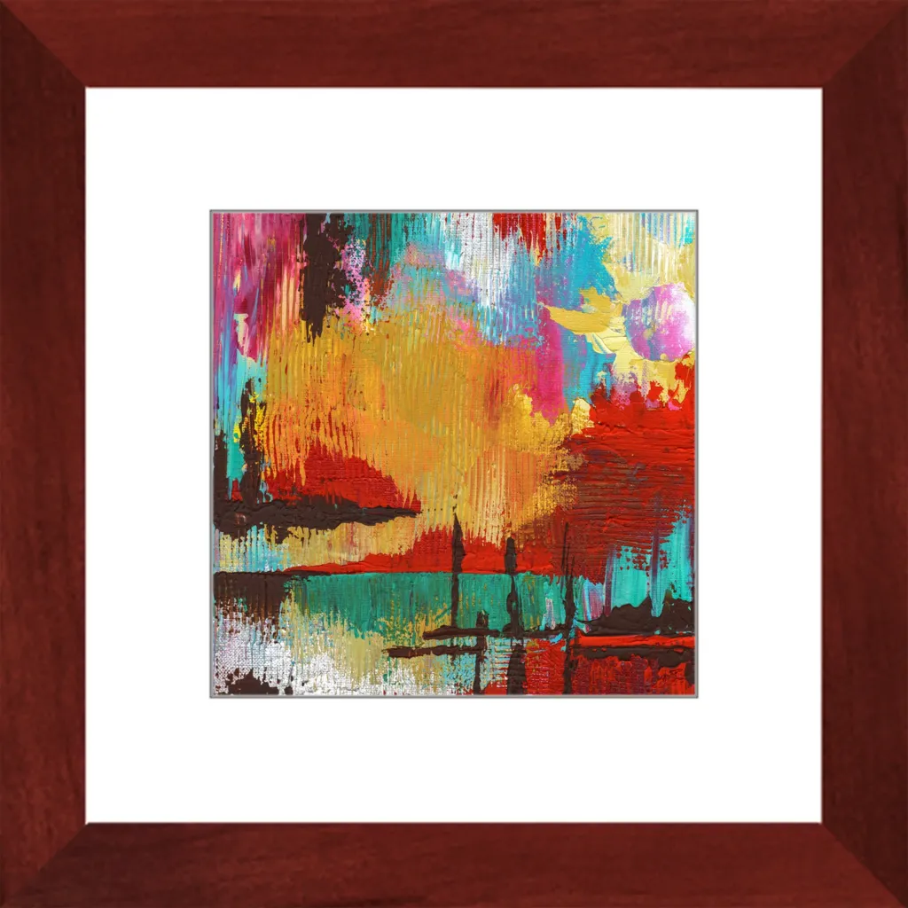 Fire in the Sky Framed Art Print