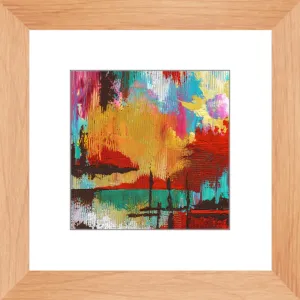 Fire in the Sky Framed Art Print