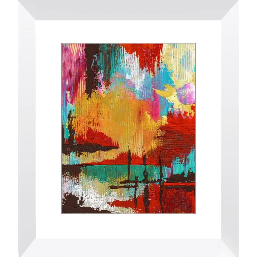 Fire in the Sky Framed Art Print