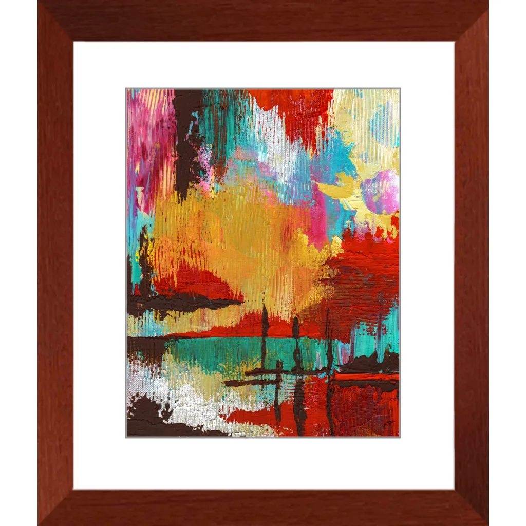 Fire in the Sky Framed Art Print