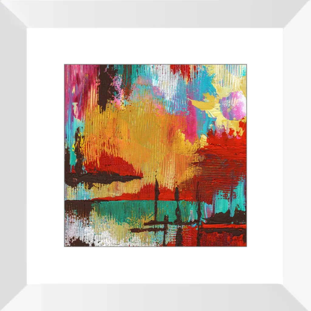 Fire in the Sky Framed Art Print