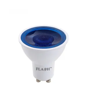 FLASH LED 6W 38° GU10 BLUE LAMP XSMD6W-GU10B