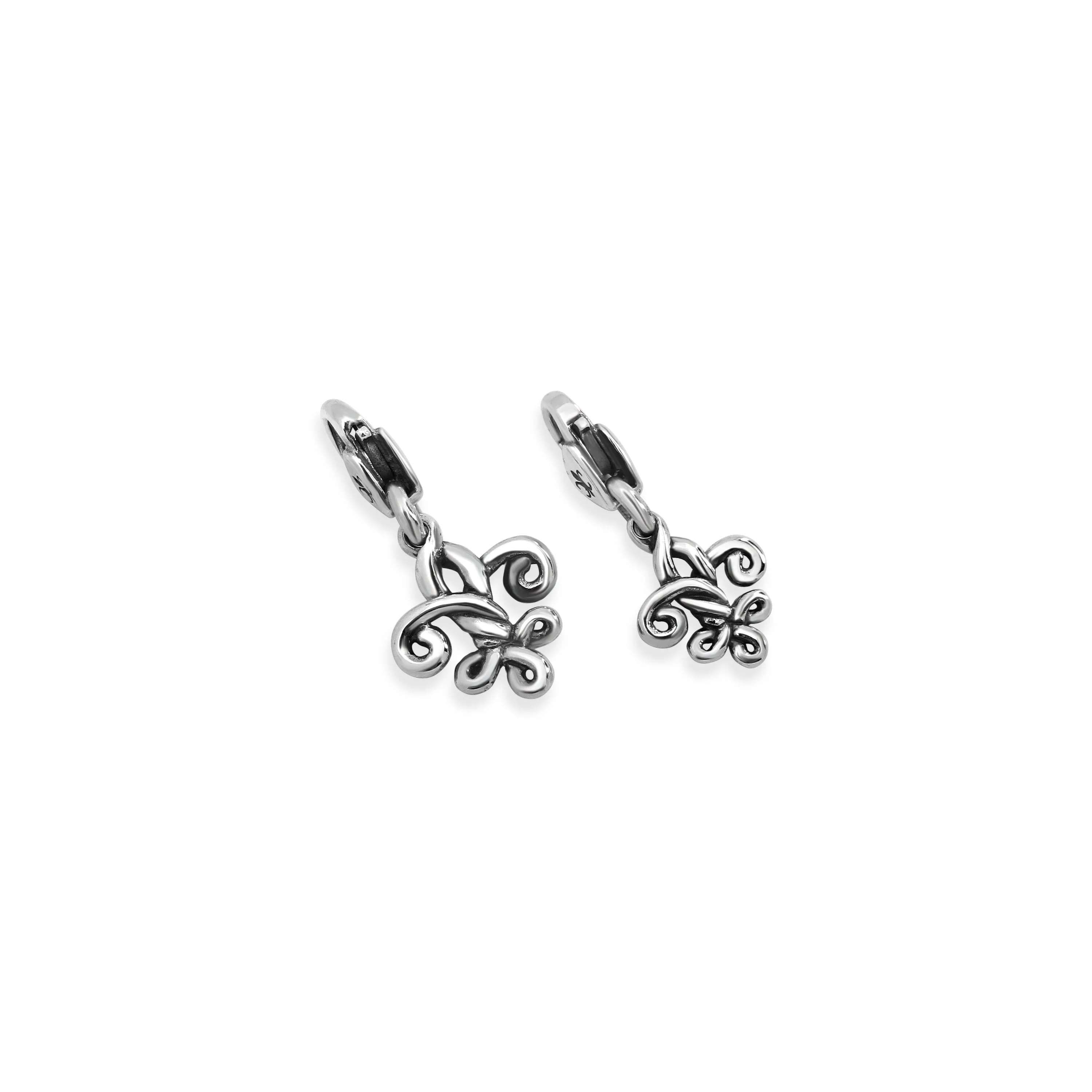 Fleur de Love Knot Clip Charm - Large