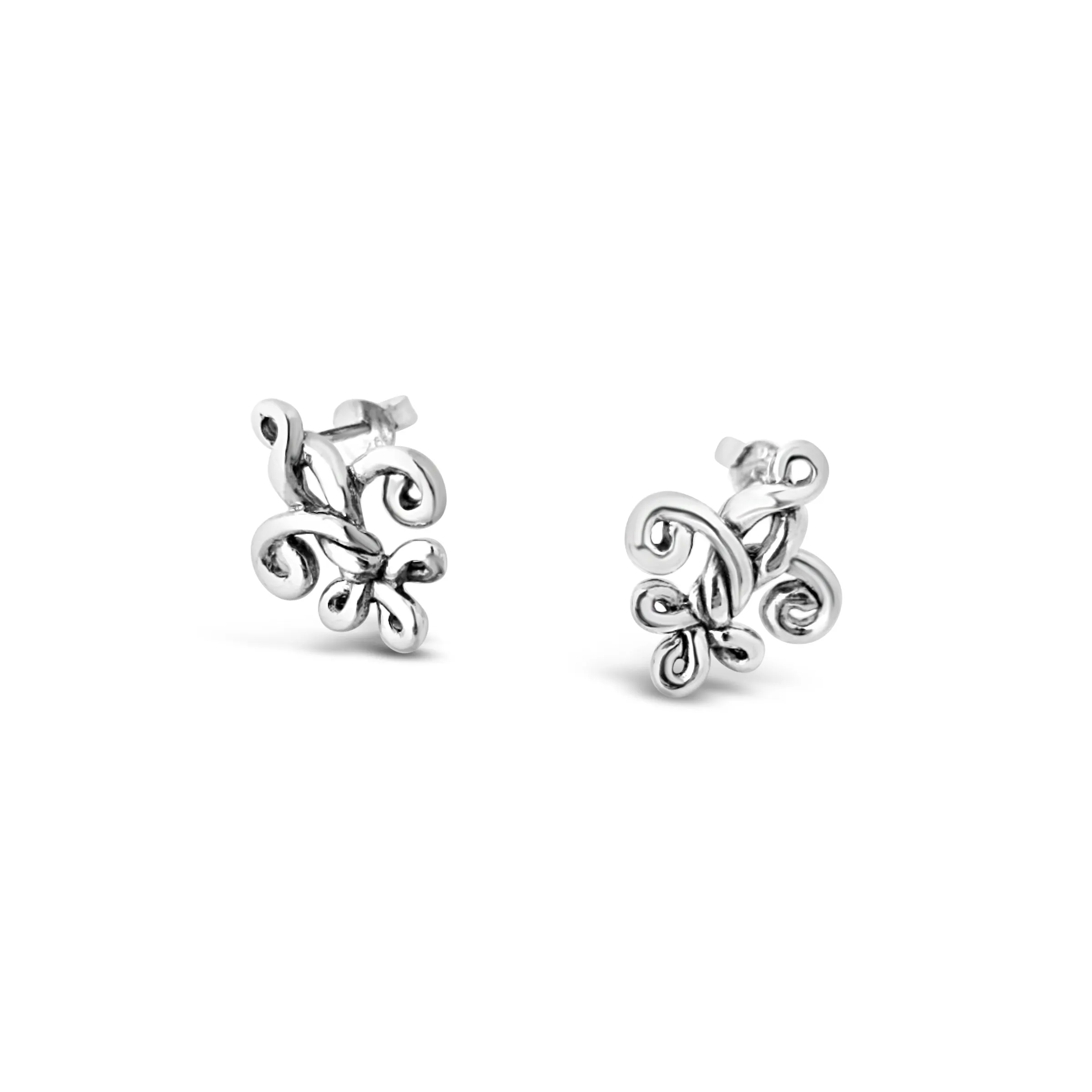 Fleur de Love Knot Earrings - Large