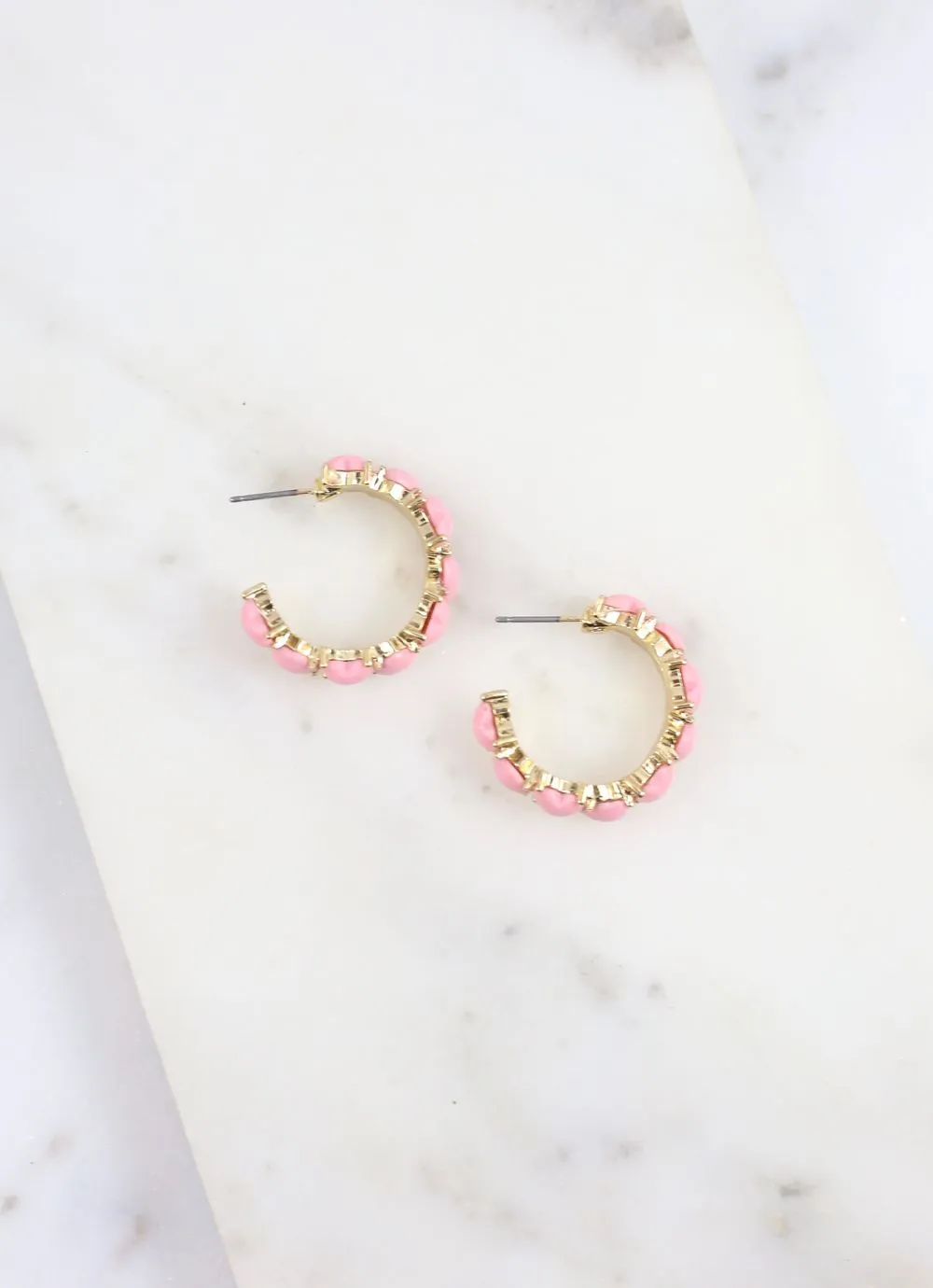 Flirty Heart Hoop Earrings