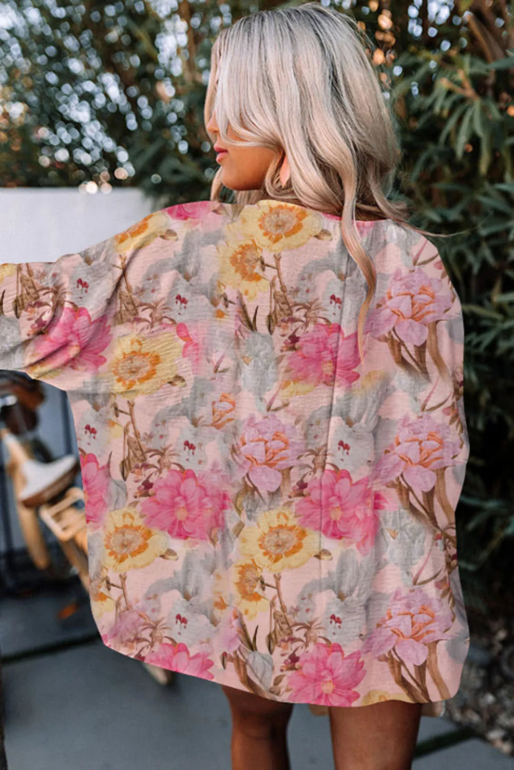 Floral 3/4 sleeve top