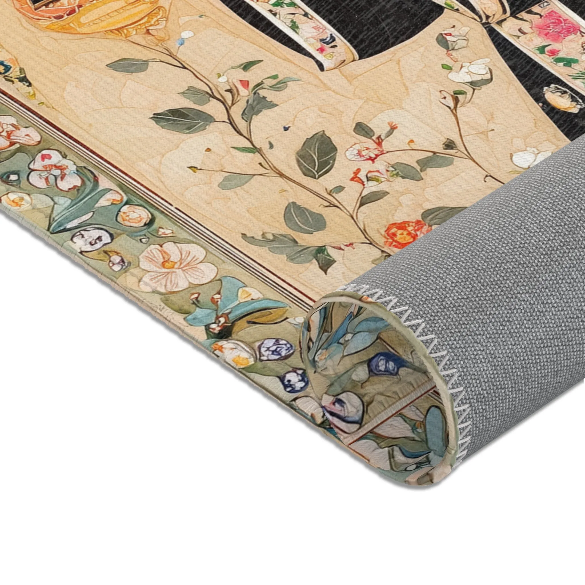 Floral & Figurative Art Rug