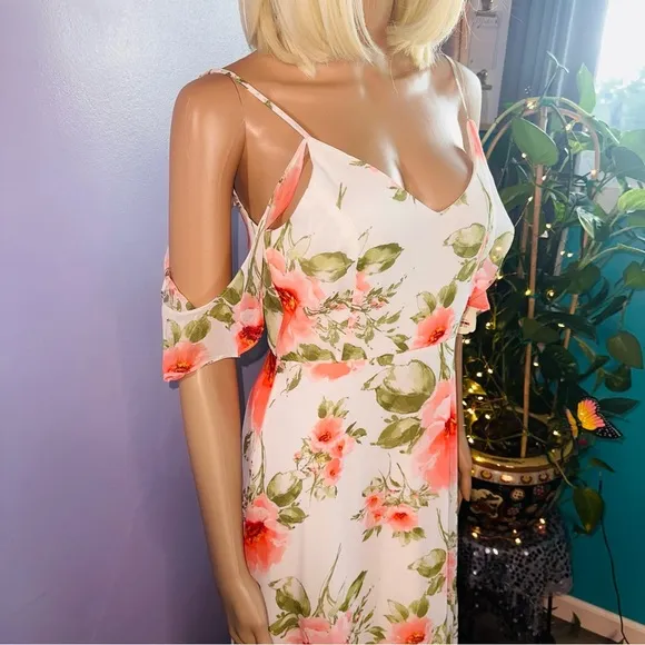 Floral Maxi ruffles dress Knoll