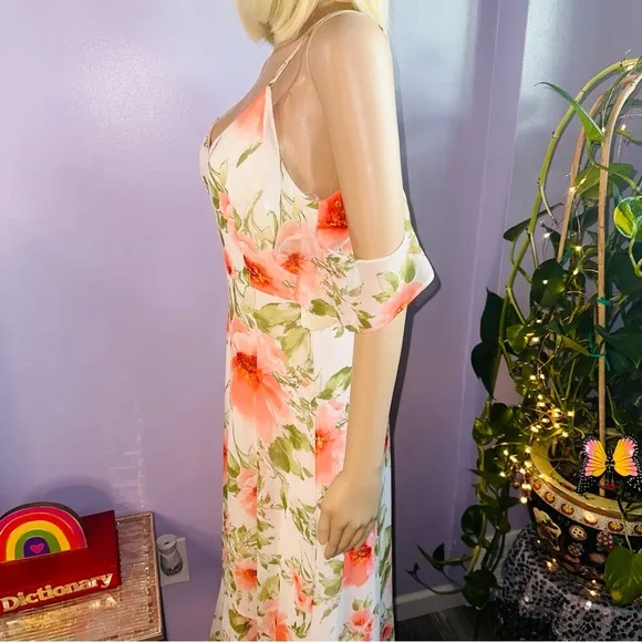 Floral Maxi ruffles dress Knoll